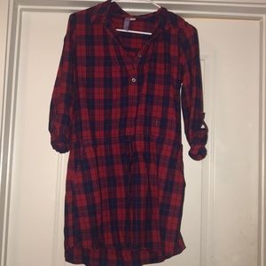Plaid Flannel Dress
